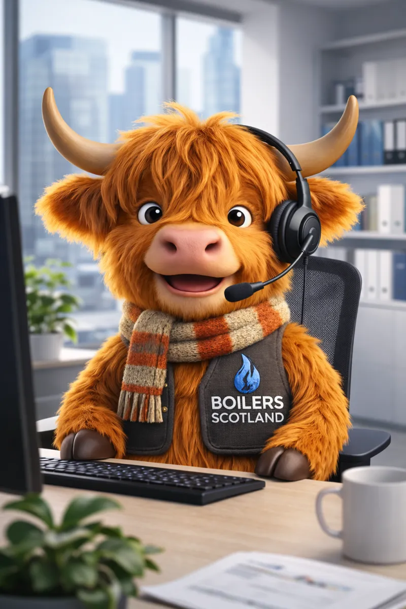 Boilers Scotland Highland Cow Mascot